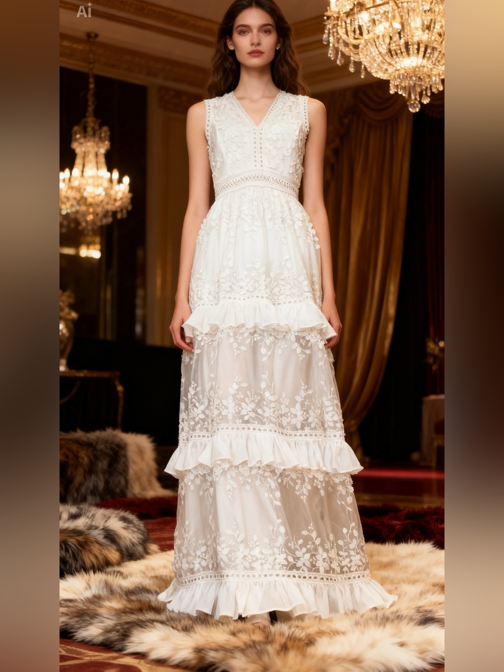 Aqua Lace Dress